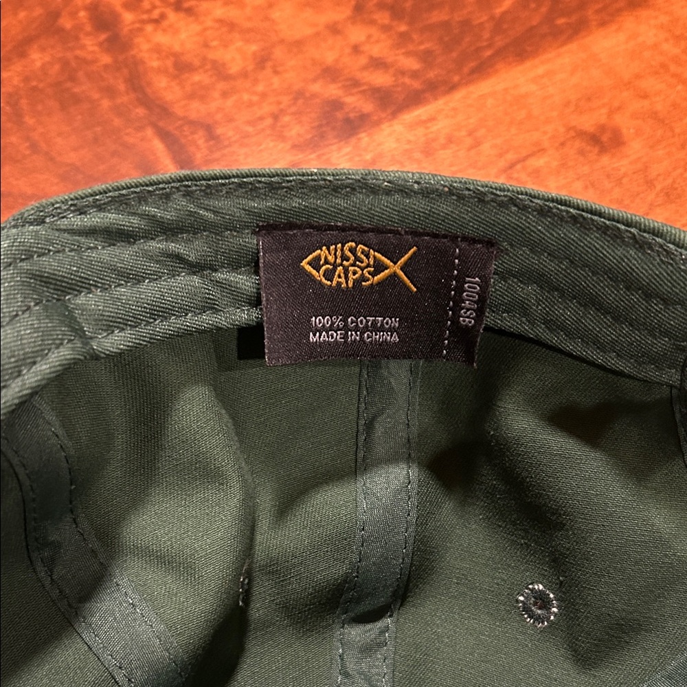 “Twin Peaks Prop Dept.” Dark Green Embroidered Cap - NWOT - Picture 4 of 6